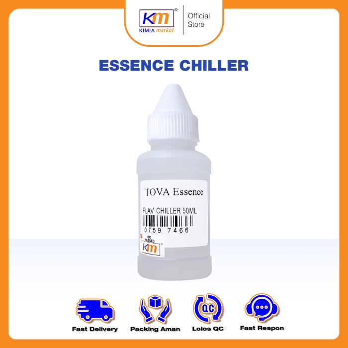 

Ready Stok" Essen Makanan / Flavor Tova Chiller / Cooling Effect 50Ml