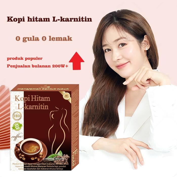 

VIGORLIF- Kopi bubuk instan L-karnitin, diseduh dengan air panas dan dingin, 0 gula dan 0 lemak,