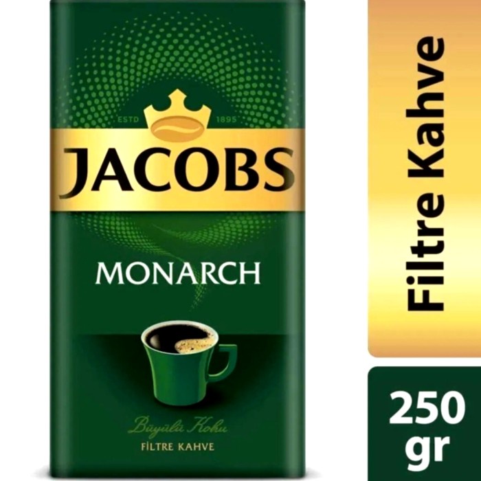 

JACOBS COFFEE PREMIUM GROUND COFFEE FILTER IMPORT TURKI - GERMANY 250 GRAM
