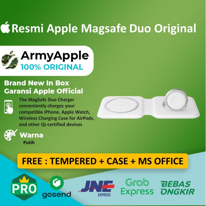 IBOX Apple MagSafe Duo Charger Wireless iPhone Airpod Watch Resmi Unit Baru - Garansi Resmi