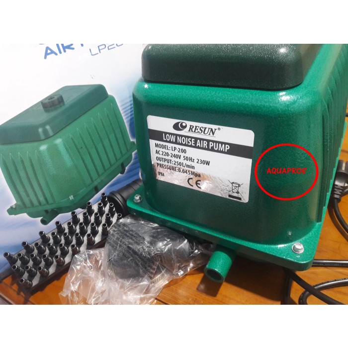 Pompa Udara Airpump Aerator Resun LP200 Resun LP 200 Free Ongkir