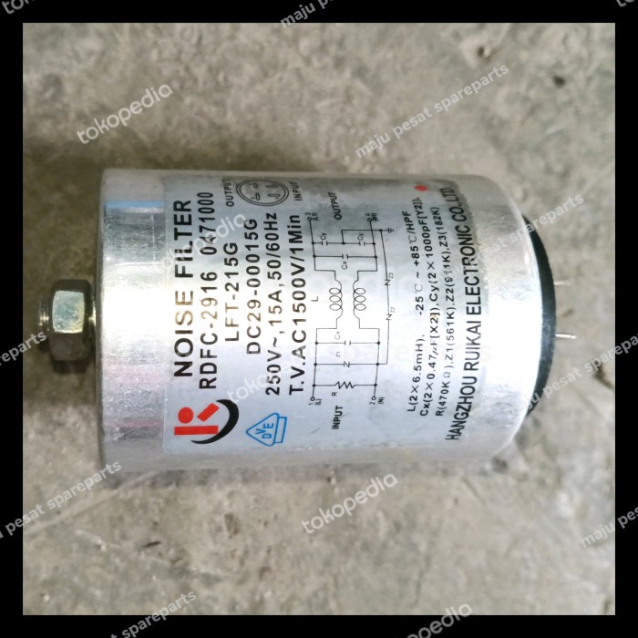 noise filter mesin cuci Samsung inverter front loading.