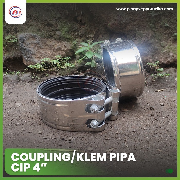 Coupling/Klem Pipa CIP (Cast Iron) 4 inch