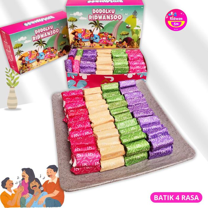 

Dodol Garut Batik 4 Rasa Size 1 Kg / Aneka Rasa Camilan
