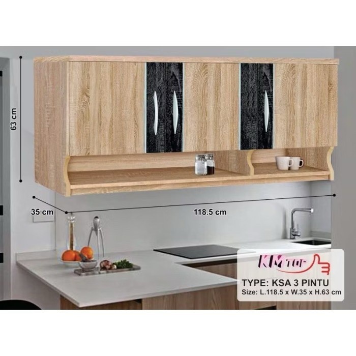 SPECIAL Kitchen set minimalis / Rak dapur / lemari gantung dapur / Rak dinding atas 2 / 3 pintu