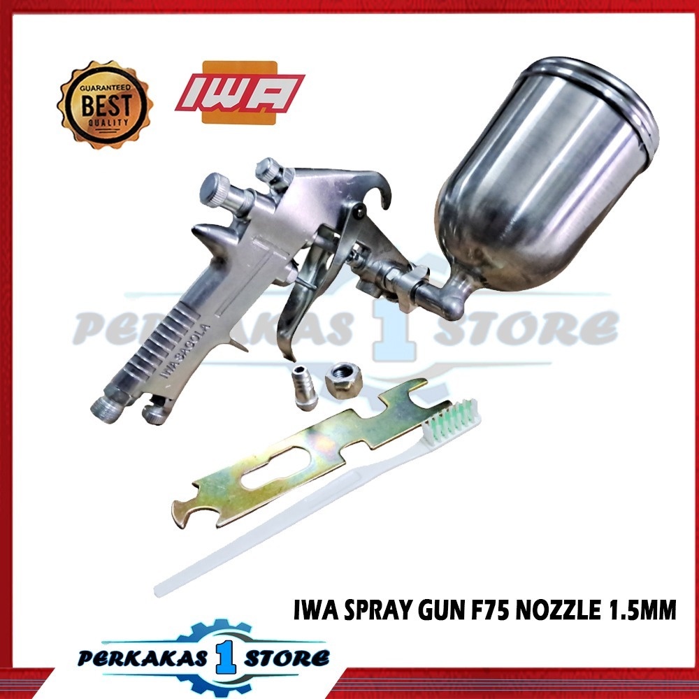 HJK Spray Gun Sagola F75G IWA Tabung Atas 400ML Spray Gun F75G Sagola IWA