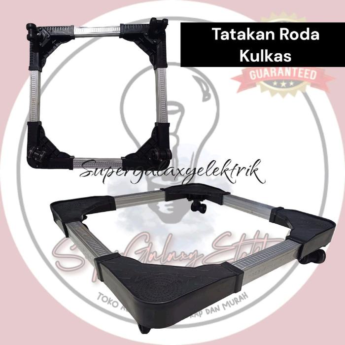 Tatakan Kaki Kulkas/Tatakan Dudukan Kaki Roda Kulkas/Roda Lemari/Roda Kulkas/Roda Kulkas