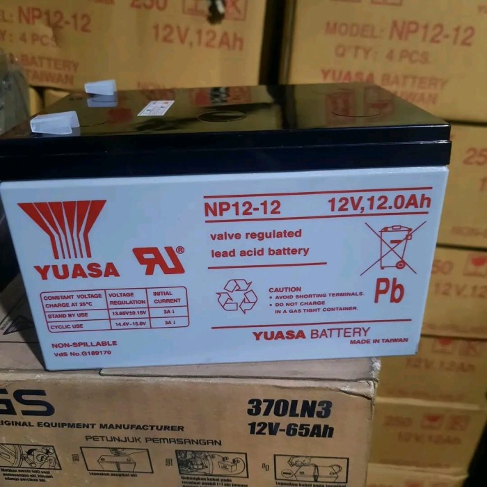 Aki Sepeda Listrik Selis 12v 12ah Yuasa NP-12
