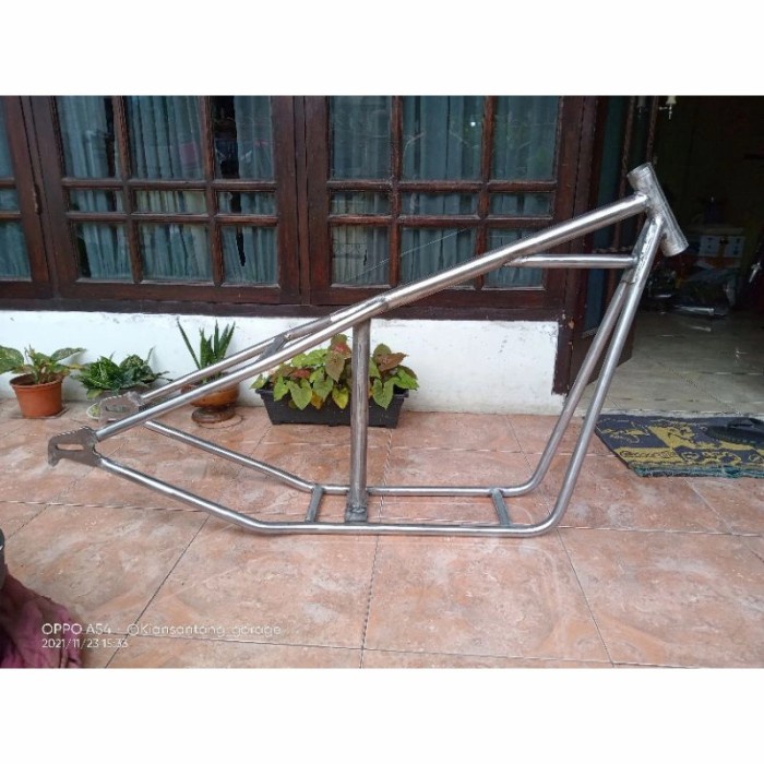 frame chopper chassis chopper frame rigid rangka custom plus mounting