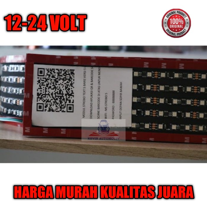 Strobo kaca lampu led running text mobil 12 Volt truk 24 volt DiskonJual MurahHarga DiskonObral