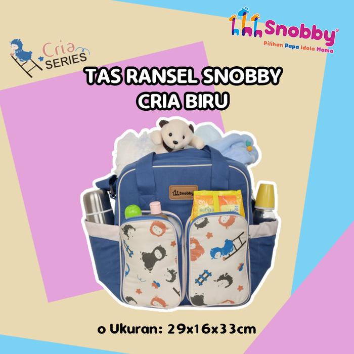 PROMO TAS RANSEL BAYI MULTIFUNGSI SNOBBY ALL SERIES TAS DIAPER BAG RANSEL AESTHETIC SNOBBY ALL