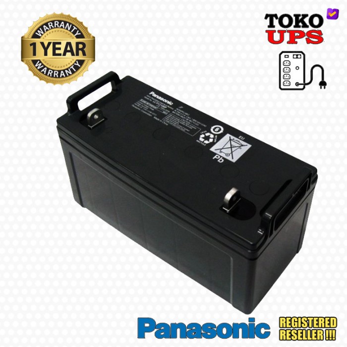 Baterai VRLA Panasonic 12V 100AH Panasonic LC-P12100 Aki Kering 100AH