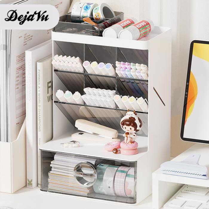 

Dejavu Kotak Meja Organizer Meja Rak Holder Pencil Pulpen Laci Penyimpanan Desk Drawer Storage Box