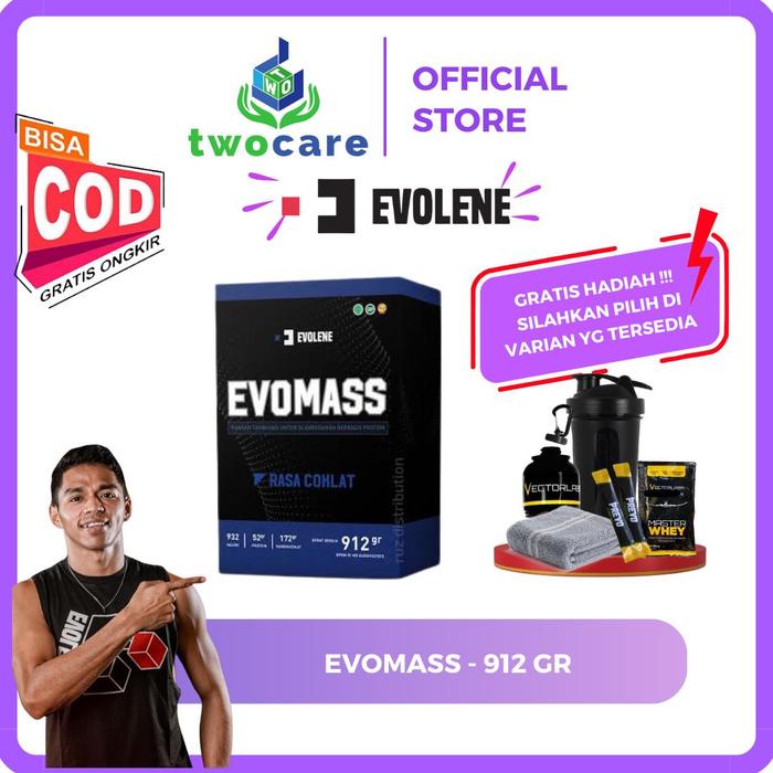 Evolene Evomass 2Lbs 912 Gram Powder 4 Servings