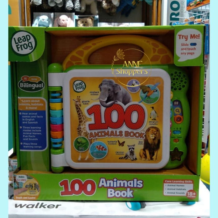 Leapfrog 100 Animal Book - Mainan Edukasi Anak