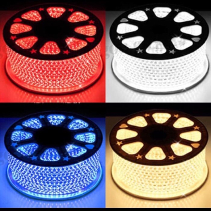 Lampu selang led strip / strip led 2835 120led 220v ip68 100m/roll