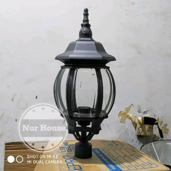 lampu taman pilar hias taman outdoor tiang 5003 ukuran besar