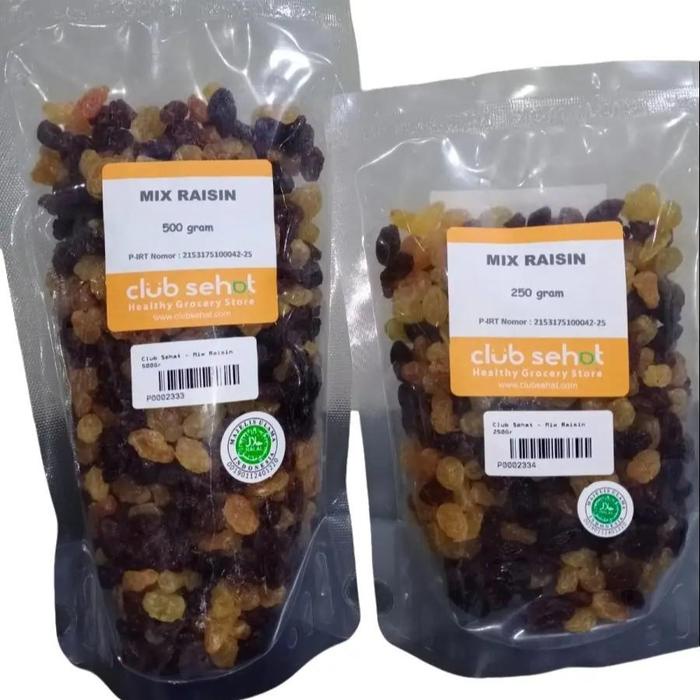 

terbaru !!! club sehat mix raisin 500gr ready