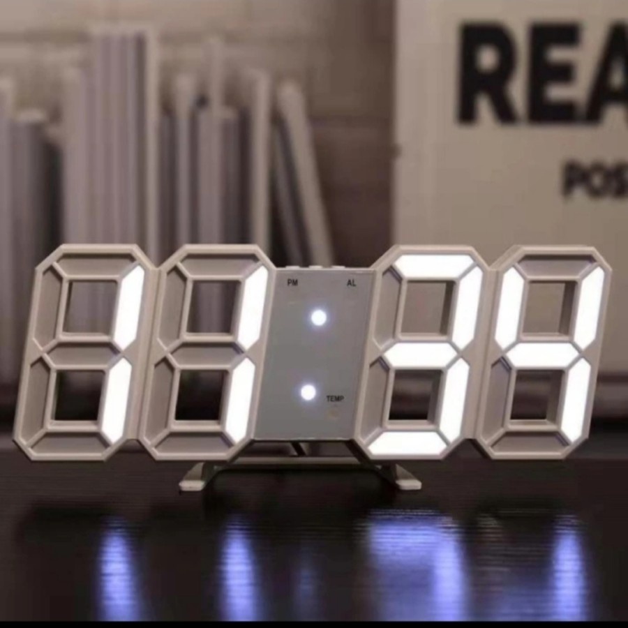BESTPROMO Jam Dinding Digital LED 3D Modern/ Jam Dinding Digital / Jam Dinding LED / Jam Dinding