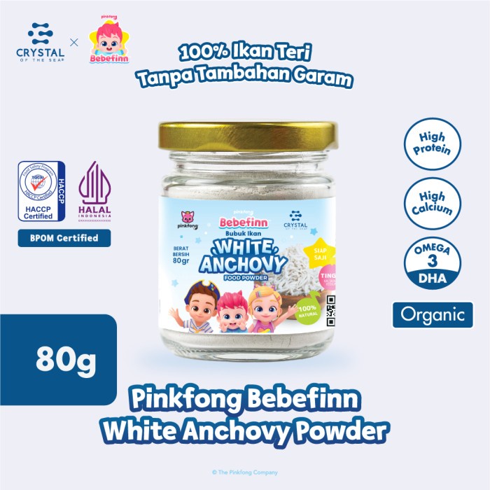 

Crystal Of The Sea White Anchovy Powder / Bubuk Teri (Bpom Certified)