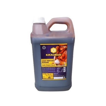 

Kikkoman Garlic Teriyaki Sauce Halal Jerigen 5L