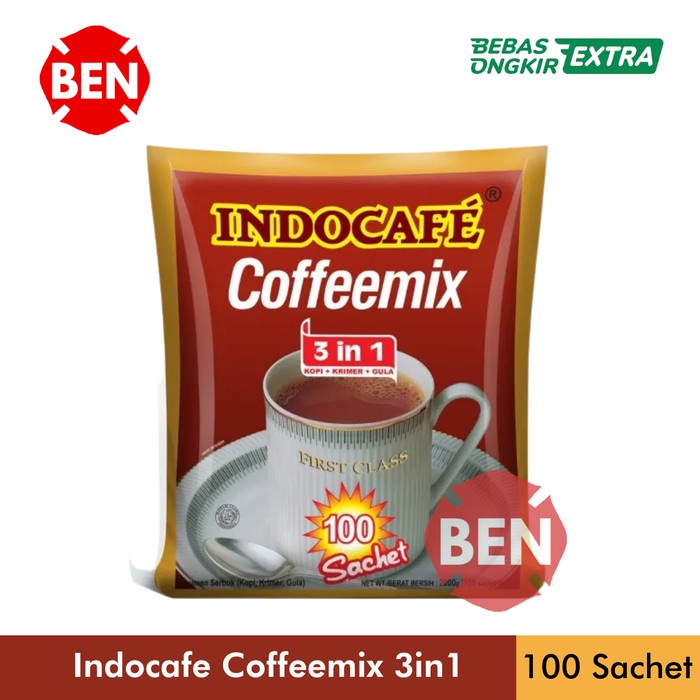

Indocafe Coffeemix 1 Pak / 100 Sachet / Sashet / Pcs / Bungkus / Kopi