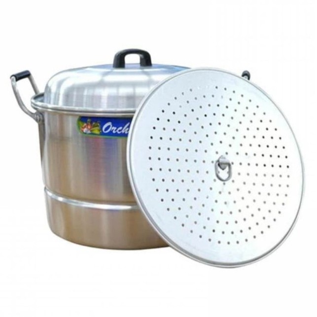 Orchid panci serba guna / pengukus / steamer / dandang 50 cm 20 lt