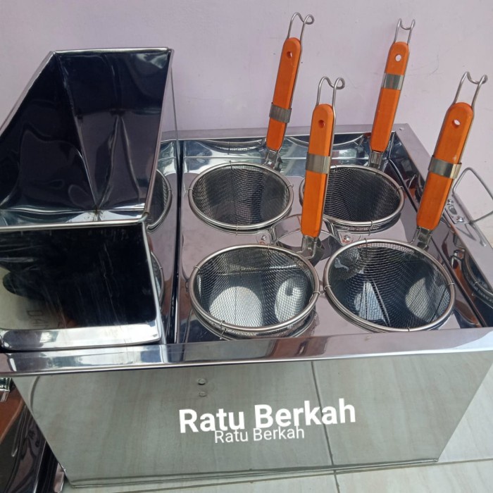 

DANDANG MIE AYAM 4 LUBANG + TEMPAT KUAH+ SARINGAN 4pcs