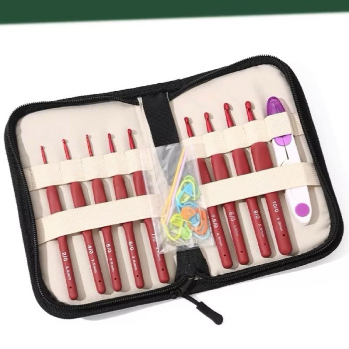 

SET ALAT RAJUT / SET HAKPEN CROCHET HOOKS FULL OF PASSION