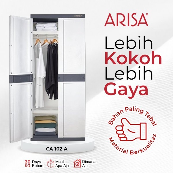 LEMARI PLASTIK ARISA (RAK / GANTUNG) :)