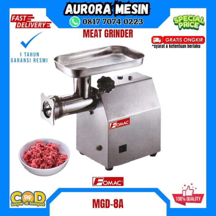MESIN GILING DAGING PENGGILING DAGING MEAT GRINDER MGD-8A FOMAC