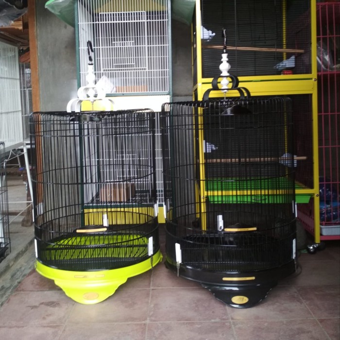 Kandang burung murai merk A 1 no 2 tebok PVC warna diameter 58 cm DiskonJual MurahHarga DiskonObral