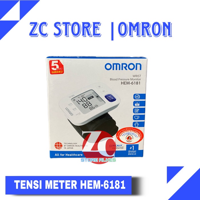 OMRON HEM-6181 Tensimeter Digital Alat Ukur Tensi Darah HEM6181