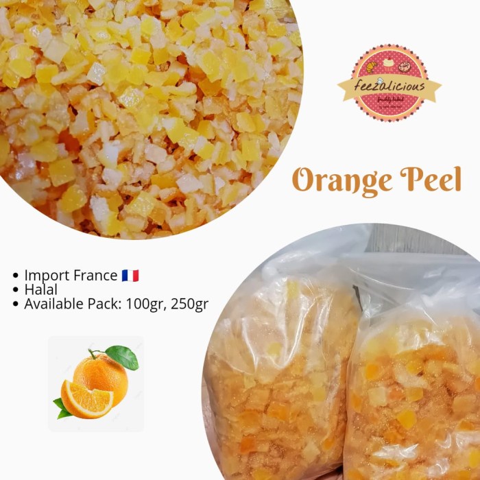 

Orange Peel/ Manisan Kulit Jeruk/ Manisan Buah Kering 250 Gram