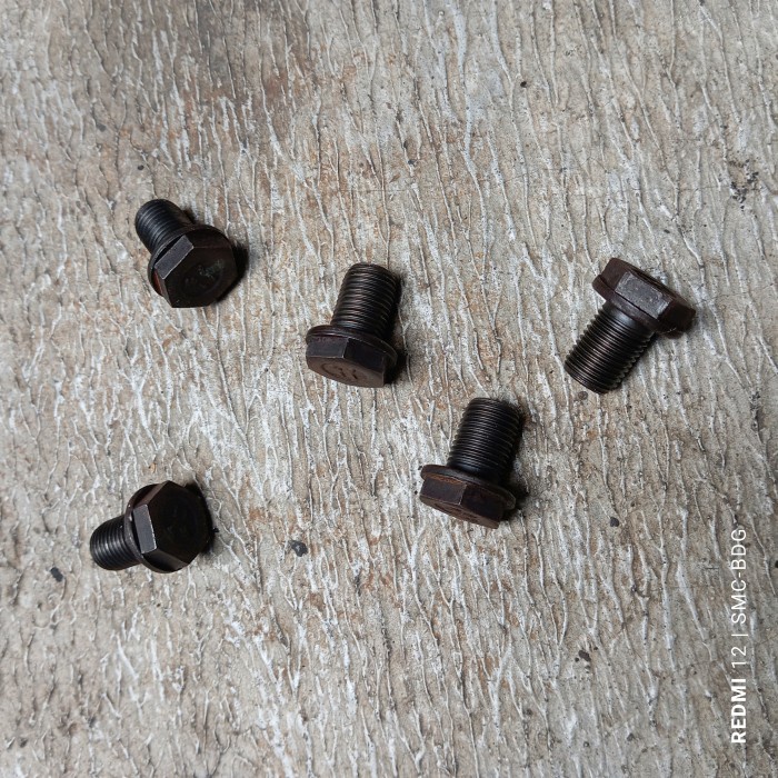 Baut Baud Flywheel Roda Gila Hyundai Accent Verna, Avega Matic At Ori 2Nd