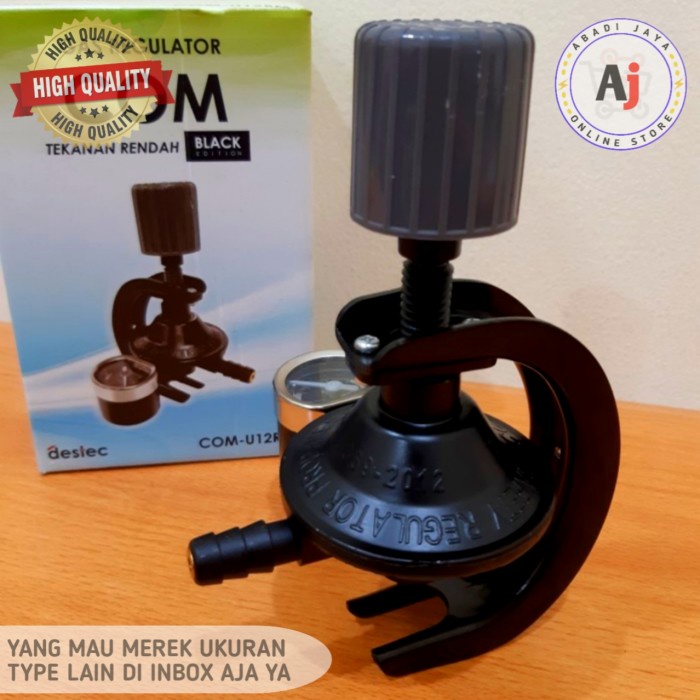 Regulator model putar jepit Starcam destec meter low pressure Kode 542