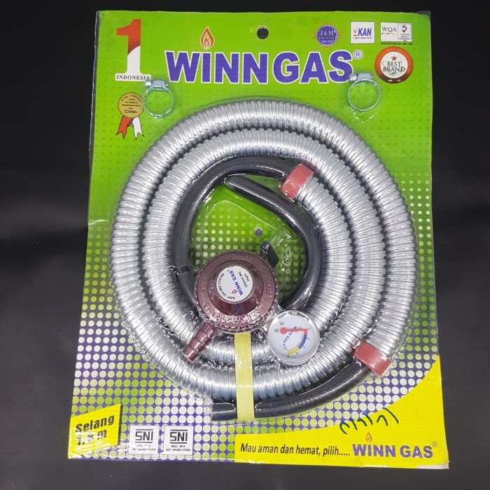 regulator set WIN GAS Garansi Original SNI Kode 466