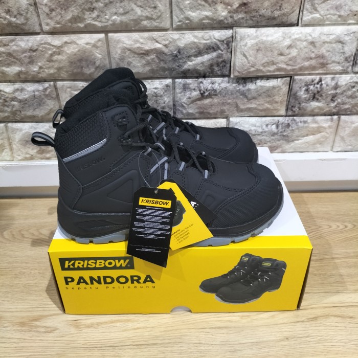 Best Seller Sepatu Safety Krisbow Pandora 6 Inchi/Safety Shoes Pandora 6 Inchi