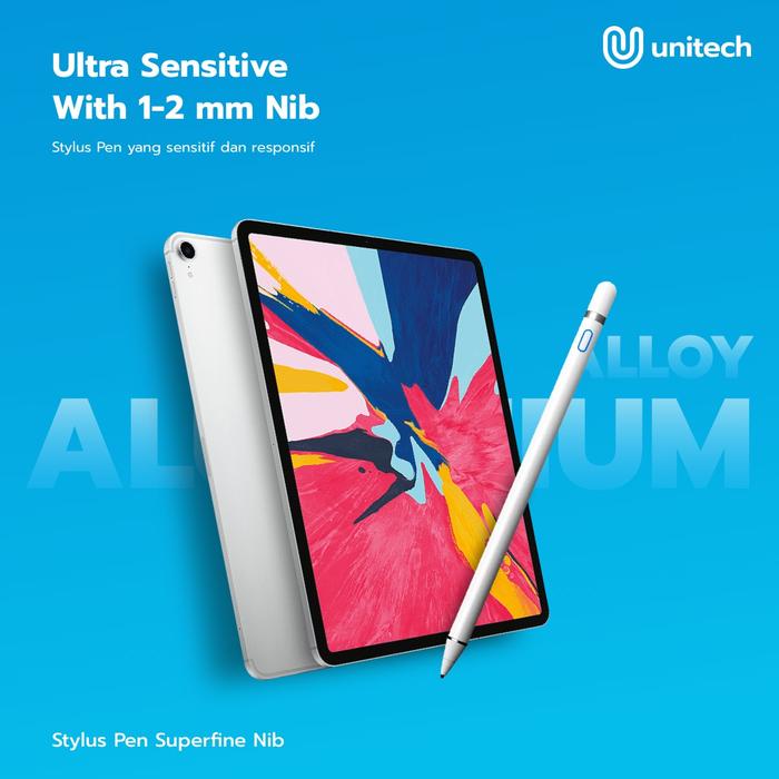 

Stylus Pen Universal Rechargeable Superfine For Android Ios Tablet - Alat Tulis Pena Tablet &