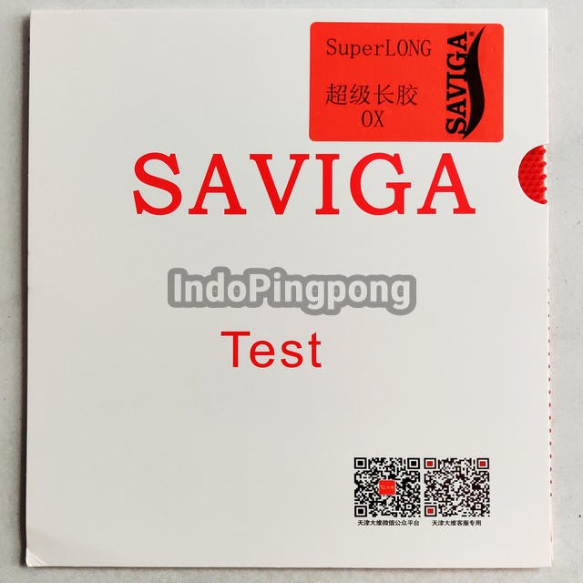 Dawei Saviga Test Super Long OX - King of Long Pips Bintik Bertahan