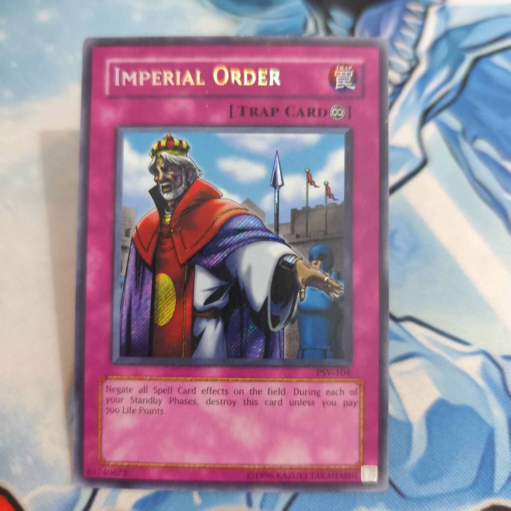 yugioh imperial order PSV secret rare  original