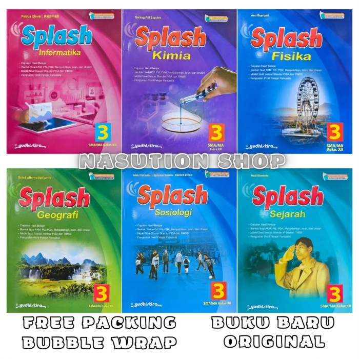 

SALE !!! BUKU SPLASH KELAS 3 / 12 XII SMA YUDHISTIRA KURIKULUM MERDEKA ORIGINAL READYY