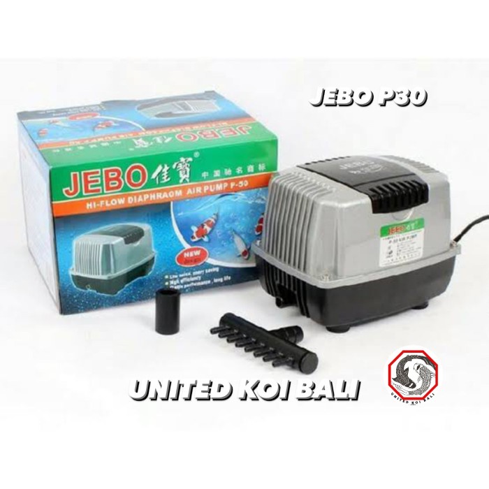 JEBO P30 JEBO P-30 POMPA UDARA AERATOR HI FLOW AIR PUMP BLOWER
