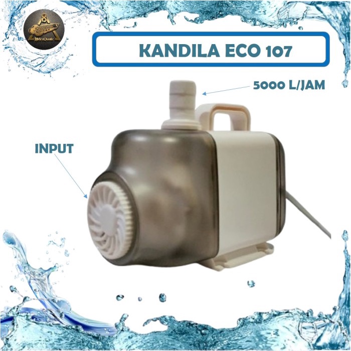 MO MURAH KANDILA ECO 107 POMPA KOLAM IKAN KANDILA 107 NAIK 3,5 METER POMPA 5000 LITER PER JAM POMPA