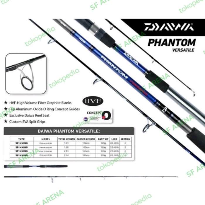 Joran Daiwa PHANTOM VERSATILE 602 662 702 802 MHS / HS