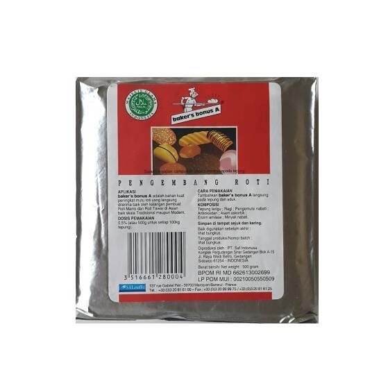 

Ready Stok" Baker Bonus A 500Gr / Pengembang / Peningkat Mutu Roti