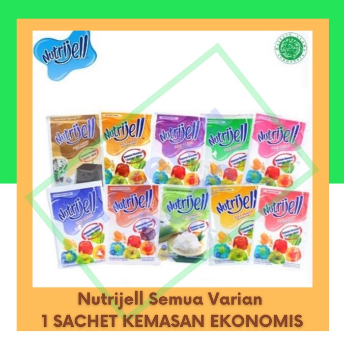 

Ready Stok" Nutrijell Semua Varian - Kemasan Ekonomis 10 Gr