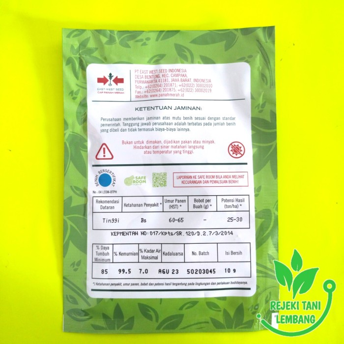 New Benih Brokoli//Benih Brokoli Aquina F1 Cap Panah Merah 10Gr Ready