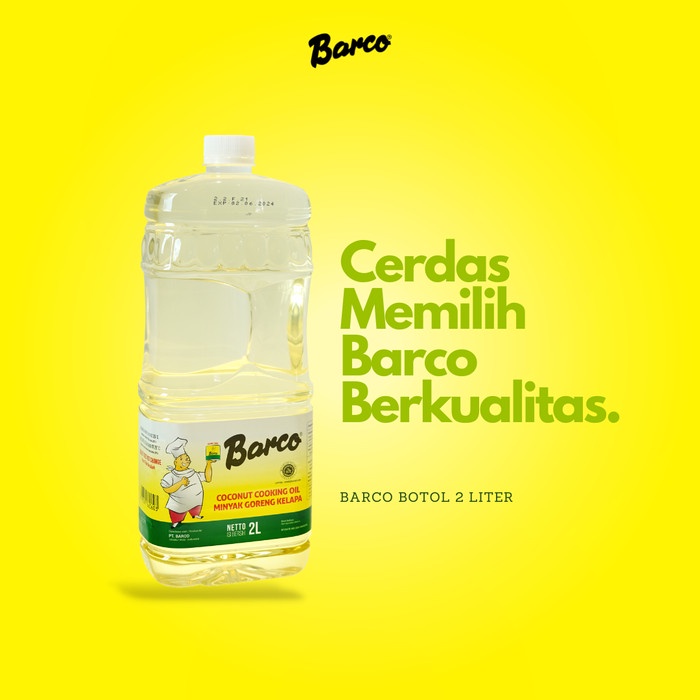 

Barco Minyak Goreng Kelapa Bottle 2 Ltr
