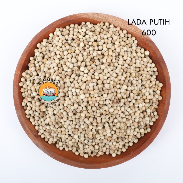 

Lada Putih Premium Sortir Bersih 500G White Pepper Banmala Rempah